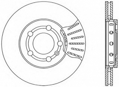 OPEN PARTS bda173020 -  Тормозной диск